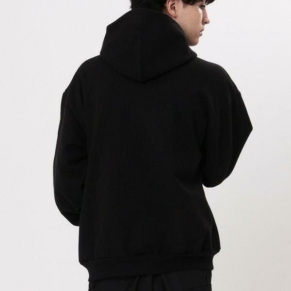 LOS ANGELES APPAREL ロスアパ パーカー ブラック L ロサンゼルスアパレル パーカー フーディー フリースジップアップ
