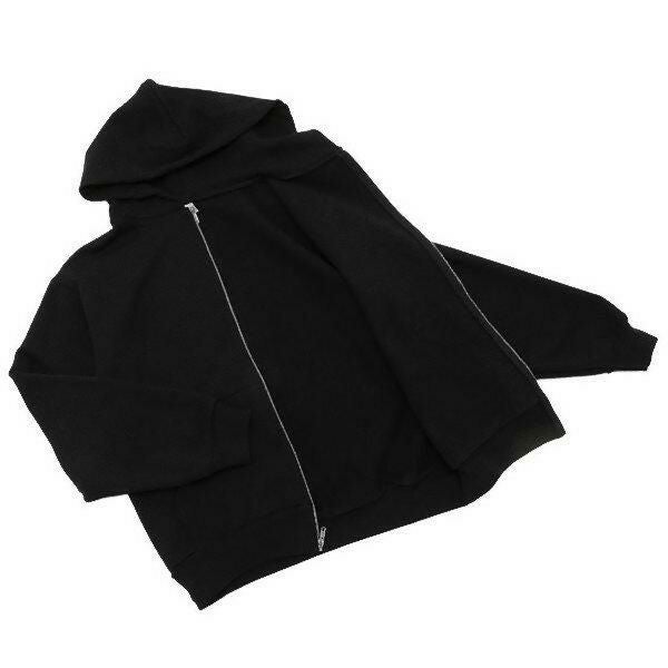 ロサンゼルスアパレル　パーカー　Lサイズ　黒 LOS ANGELES APPAREL】ロスアパのパーカー、かなり気に入りました
