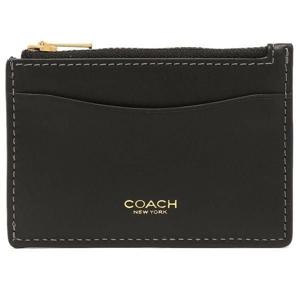 コーチ COACH ESSENTIAL CARD HOLDER WALLET 三つ折り財布 財布 レザー レディース ブラック系 CY201B4 【新品】 COACH（コーチ） 三つ折り財布 エッセンシャル カード ホルダー