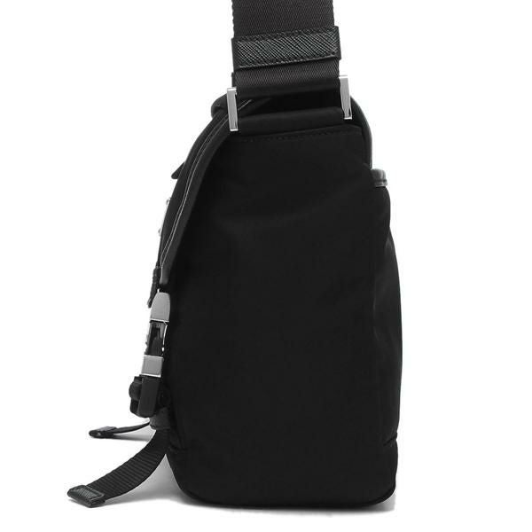 PRADA ショルダーバッグ　ブラック プラダ ショルダーバッグ リナイロン ブラック メンズ PRADA 2VD066