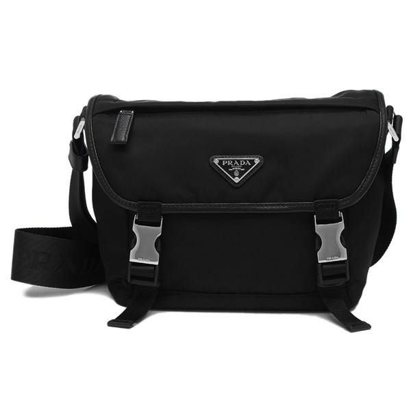 プラダ ショルダーバッグ リナイロン ブラック メンズ PRADA 2VD066