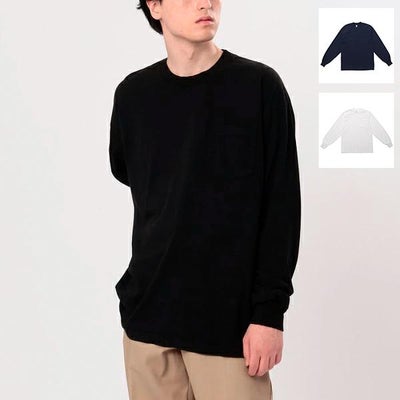 ロサンゼルスアパレル Tシャツ カットソー ロングスリーブポケットT