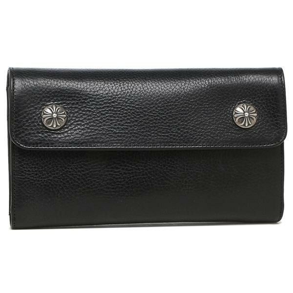 クロムハーツ 財布 CHROME HEARTS 116265 BLACK WLT WAVE/CROSS メンズ