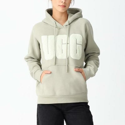 UGG パーカー アグ レディース レイ フーディー Rey UGGfluff Logo 