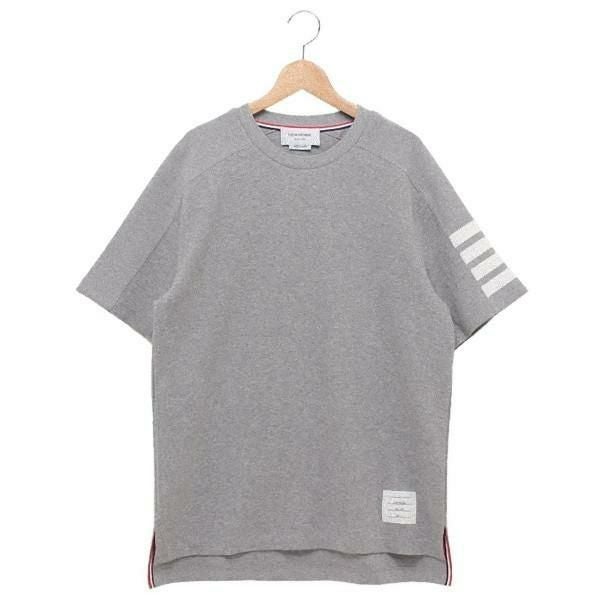 トムブラウン Tシャツ カットソー ショートスリーブT グレー メンズ