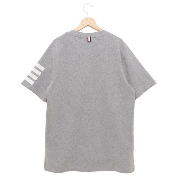 トムブラウン Tシャツ カットソー ショートスリーブT グレー メンズ