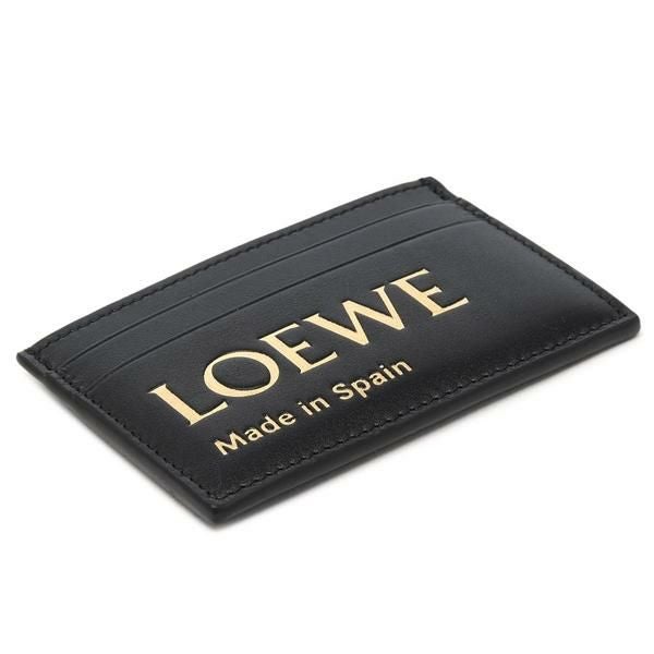 ロエベ カードケース 定期入れ ロゴ ブラック メンズ レディース ユニ
