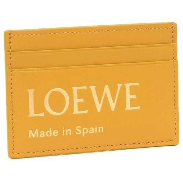 【ぶんぶん】　LOEWE オレンジレザー名刺入れ オレンジ系 LOEWE(ロエベ) カードケース・名刺入れ(メンズ) - ブランド