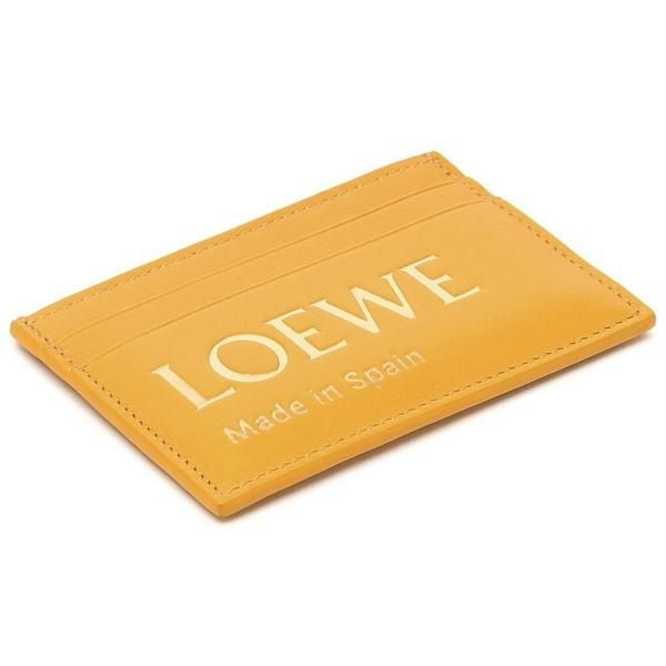 ロエベ カードケース 定期入れ ロゴ オレンジ メンズ レディース ユニ