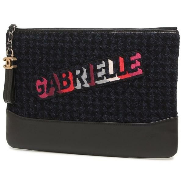 CHANEL ブラック クラッチバッグ☆ウエストポーチ シャネル クラッチバッグ クラッチバッグ PM CCマークチャーム