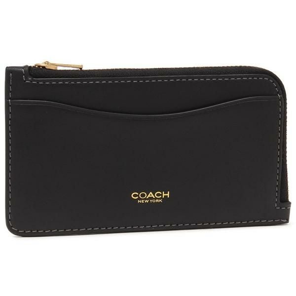 COACH コーチ　アタッチメント カード ケース　ブラック COACH（コーチ） カードケース ジップ カード ケース シグネチャー