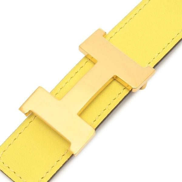 エルメス ベルト コンスタンスベルト 24mm リバーシブル イエロー