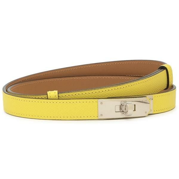 エルメス ベルト ケリーベルト イエロー レディース HERMES H069853 9R