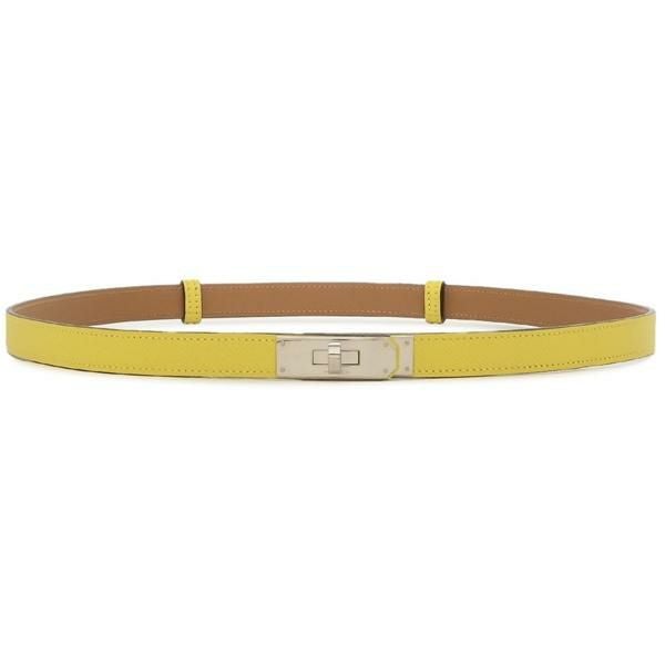 エルメス ベルト ケリーベルト イエロー レディース HERMES H069853 9R