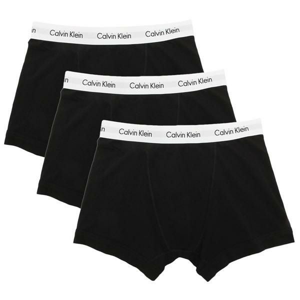 カルバンクライン   ボクサーパンツ 3P TRUNK✖️2 カルバンクライン インナー ボクサーパンツ 3Pセット ブラック メンズ