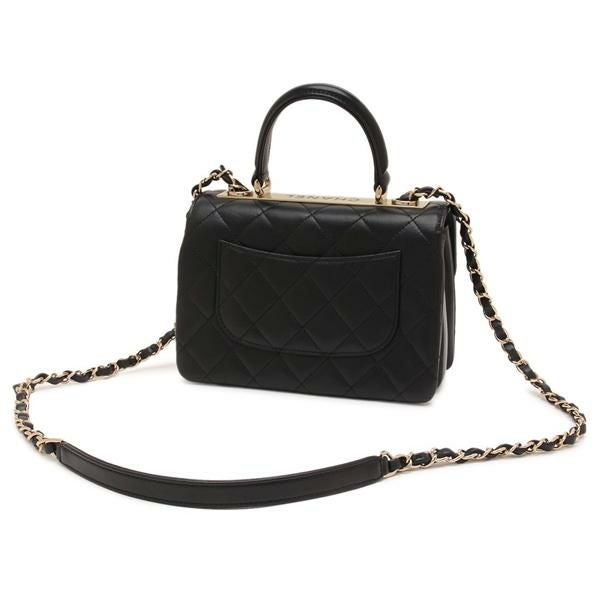 シャネル ハンドバッグ ショルダーバッグ マトラッセ CCロゴ ブラック