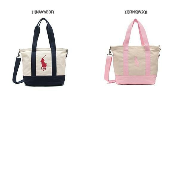 POLO RALPH LAUREN トートバッグ ラルフローレン トートバッグ BIG PONY コットンショルダー トート