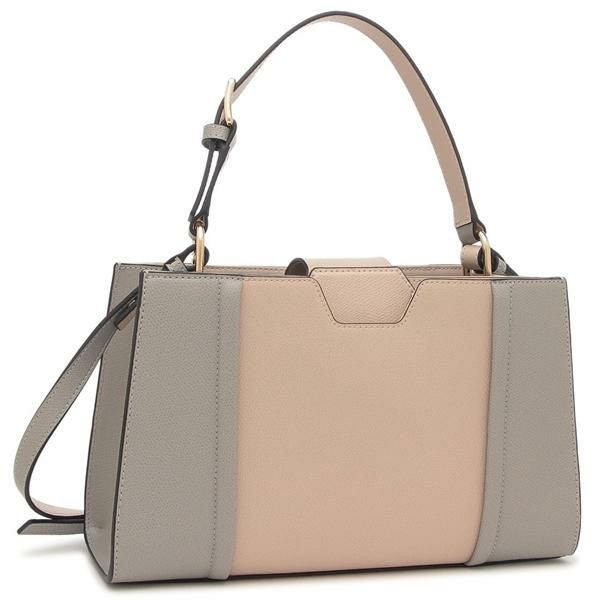 MERLETTO ハンドバッグ トートバッグ レザー グレーベージュ 2WAY