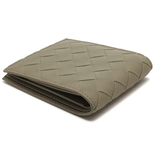 ボッテガヴェネタ 二つ折り財布 ベージュ メンズ BOTTEGA VENETA