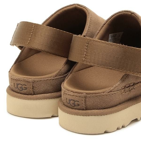 UGG ブラウン サンダル 23.5 UGG アグ 厚底 サンダル ゴールデングロー スライドグロー クロッグ