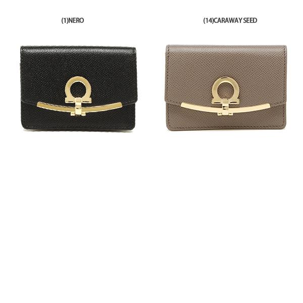 フェラガモ カードケース ガンチーノクリップ レディース Salvatore Ferragamo 22D198 詳細画像