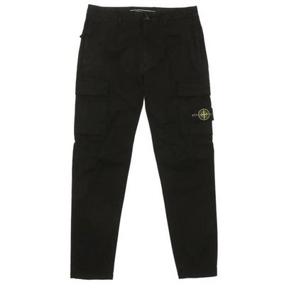 ストーンアイランド パンツ ブラック メンズ STONE ISLAND 8115337F6 