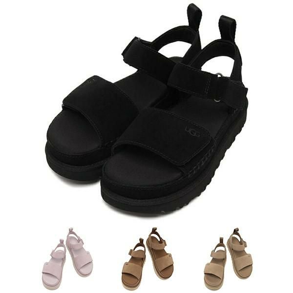 UGG 人気完売　厚底サンダル UGG25年春夏ウィメンズサンダル「ゴールデンライズ」特大厚底ソール×3