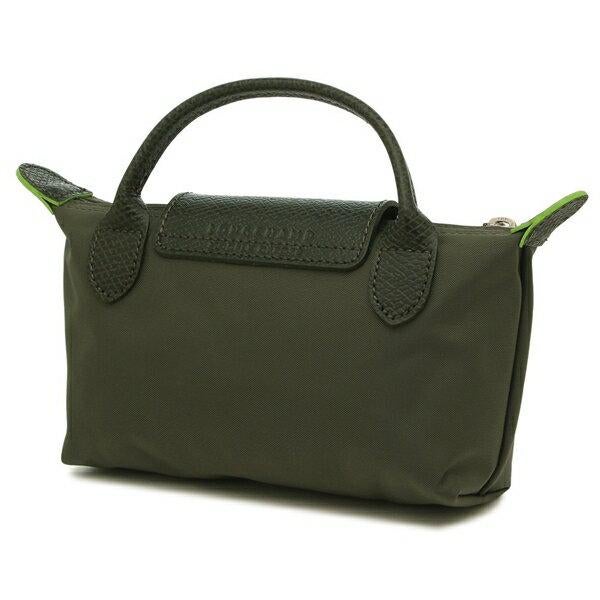 ロンシャン ポーチ プリアージュ グリーン レディース LONGCHAMP 34175