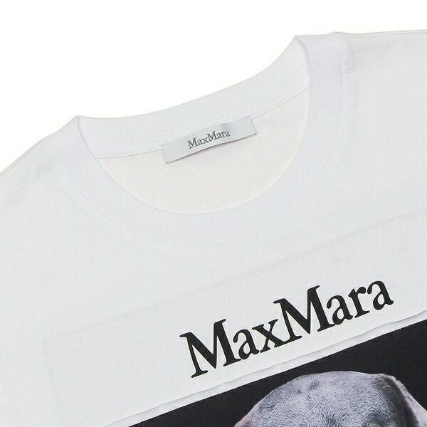 Intrend(MaxMaraアウトレット) 犬プリント Tシャツ XSサイズ Max Mara（マックスマーラ） 半袖 Tシャツ CIPRIA チプリア レディース