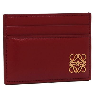 ロエベ カードケース アナグラム パファー レッド レディース LOEWE 