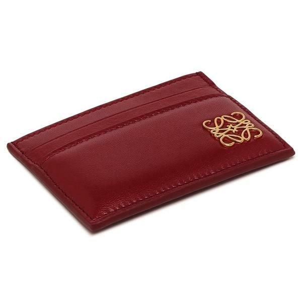 ロエベ カードケース アナグラム パファー レッド レディース LOEWE