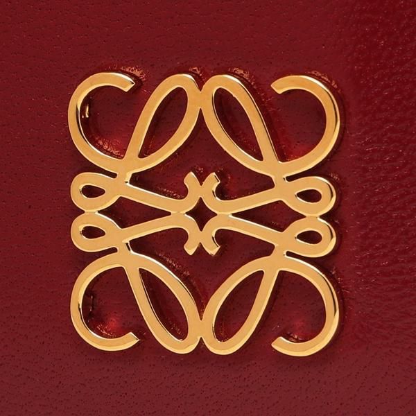 ロエベ カードケース アナグラム パファー レッド レディース LOEWE