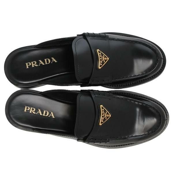 プラダ サンダル ミュール ブラック レディース PRADA 1D030O 055