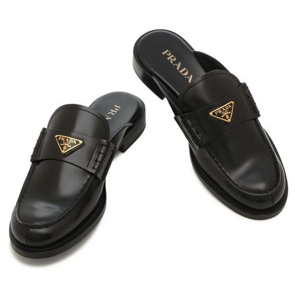 プラダ サンダル ミュール ブラック レディース PRADA 1D030O 055