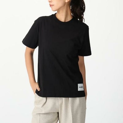 ジルサンダー Tシャツ カットソー オーガニックコットン ブラック 