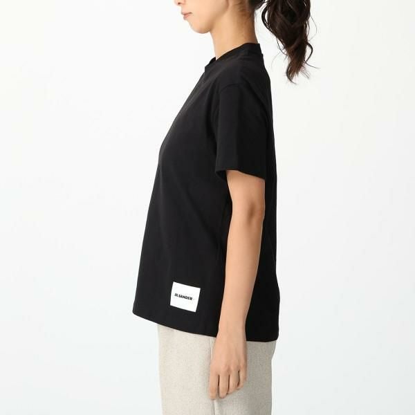 ジルサンダー Tシャツ カットソー オーガニックコットン ブラック