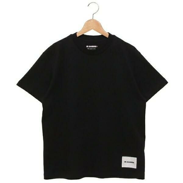 【未使用保管】 ジルサンダー レディース 半袖 Tシャツ 黒 ブラック ジルサンダー Tシャツ カットソー オーガニックコットン ブラック