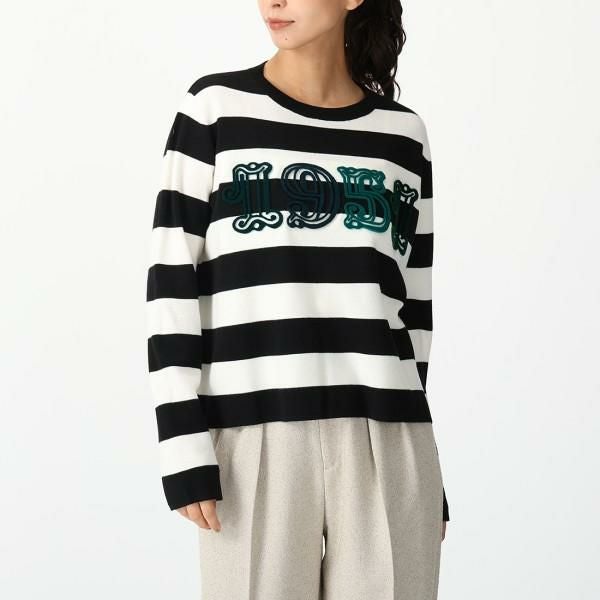マックス マーラ ストゥディオ MAX MARA STUDIO ニット BRUNATE アーガイル柄 ウール カシミヤ クルーネック セーター 2363660839 0004 NERO 楽天市場】エスマックスマーラ S Max Mara クルーネックニット