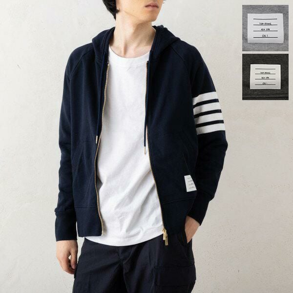 トムブラウン パーカー フーディー グレー メンズ THOM BROWNE MJT022H