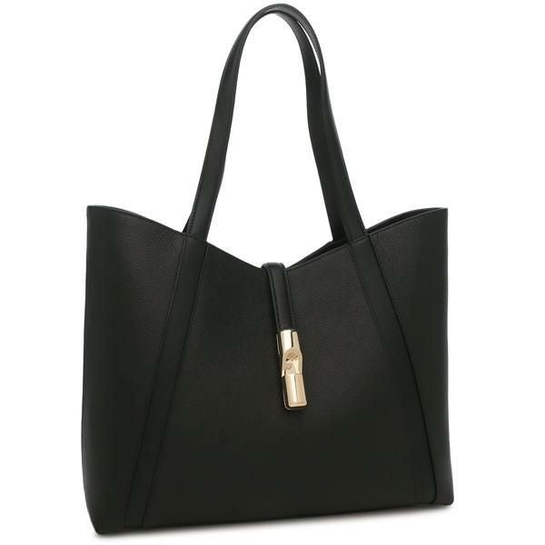 フルラ トートバッグ ハンドバッグ デュエット ブラック レディース