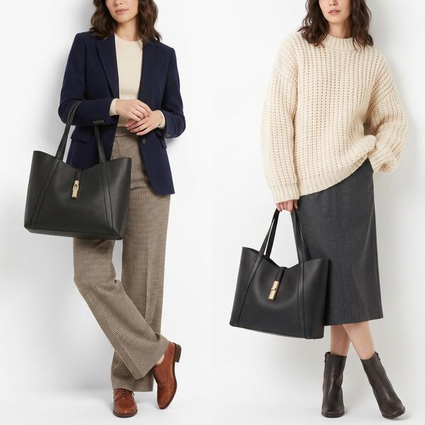 フルラ トートバッグ ゴッチャ ブラック レディース FURLA WB01788