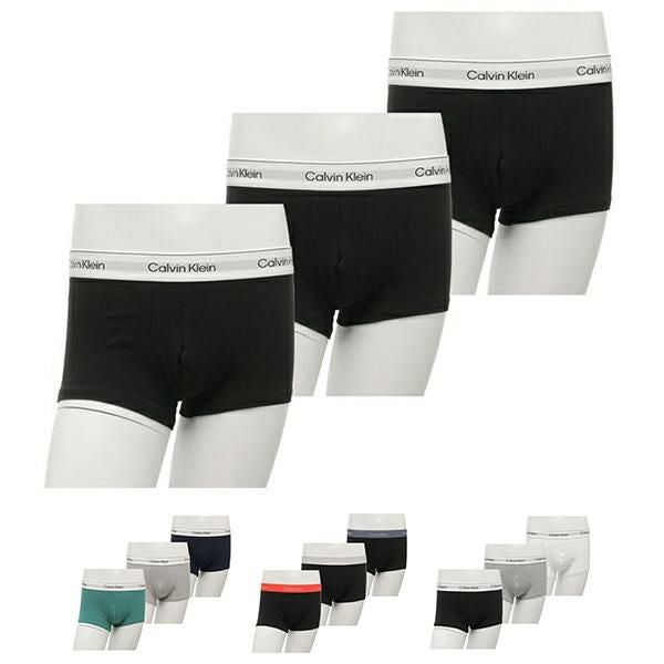 カルバンクライン CALVIN KLEIN インナー ローライズトランクス 3枚