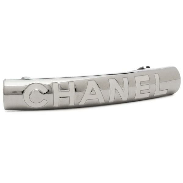 CHANEL:バレッタ シャネル ヘアクリップ バレッタ シルバー ホワイト レディース CHANEL