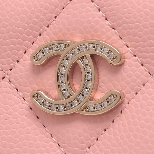 レア♡ シャネル　メタリックピンク　ココマーク　ナノウォレット　リボン 楽天市場】【財布】CHANEL シャネル ココマーク リボン 財布 3つ折財布