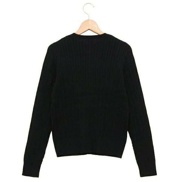 美品 ラルフローレン ブラックレーベル RALPH RL LAUREN アンサンブル ニット カーディガン ハイネック トップス 無地 レディース M ブラック Ralph Lauren - 美品 ラルフローレン ブラックレーベル RALPH RL