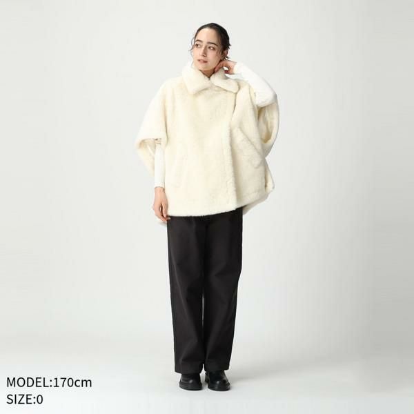 マックスマーラ ケープ コート テベ テディベア ケープ ポンチョ