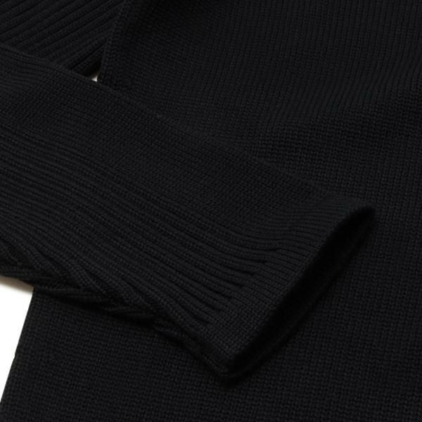 プラダ ニット セーター トライアングルロゴ ブラック メンズ PRADA