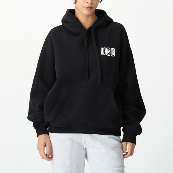 UGG アグ パーカー フーディー スウェットUGG ロゴ フーディ ブラック UGG アグ パーカー フーディー スウェットUGG ロゴ フーディ ブラック