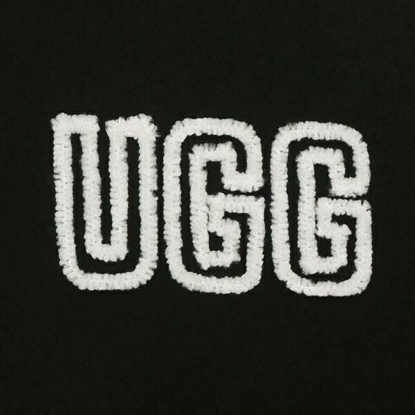 希少✨UGG アグ カーディガン グラフィック ロゴ ボーダー モノトーン UGG アグ パーカー フーディー スウェットUGG ロゴ フーディ ブラック