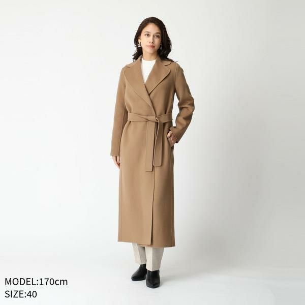 マックスマーラ　コート　ダークブラウン マックスマーラ コート ポルド ブラウン レディース Max Mara